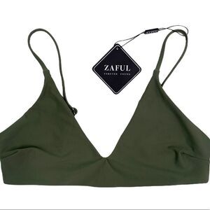 ZAFUL olive bikini top  